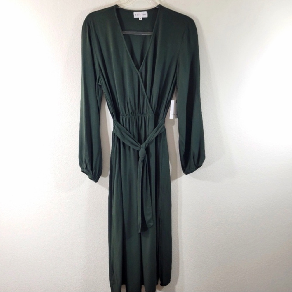 NWT BELLA DAHL Claremont olive green dress - Size Small